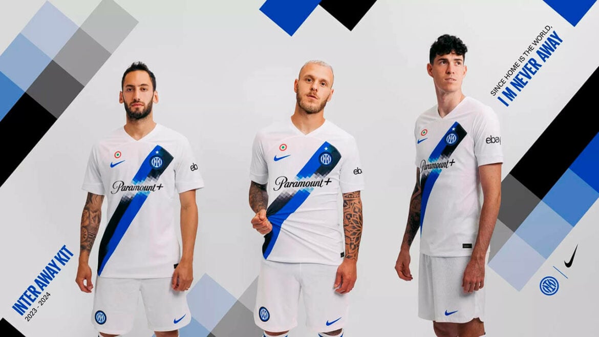 Inter de Milão apresenta o seu novo uniforme reserva para a temporada 2023/24